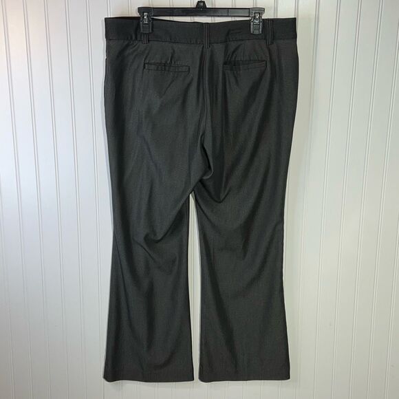 Briggs Women's Comfort Waistband Pants Size 14P Gray Hidden Elastic Stretch - Picture 4 of 8